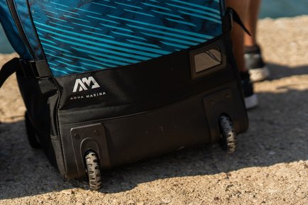 Aqua Marina Advanced Luggage Bag with Rolling Wheel - 90l 2022- Blueberry